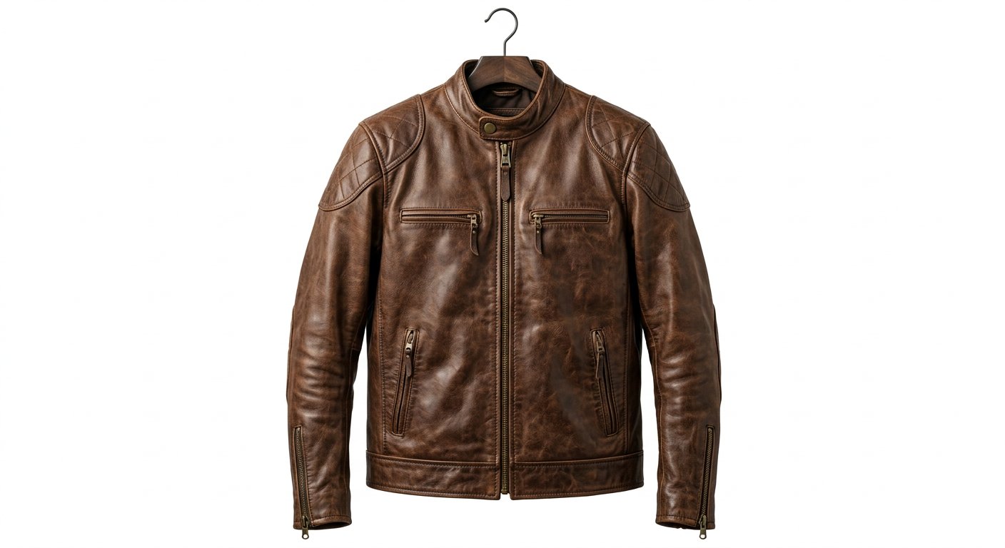 Premium Cafe Racer Jacket