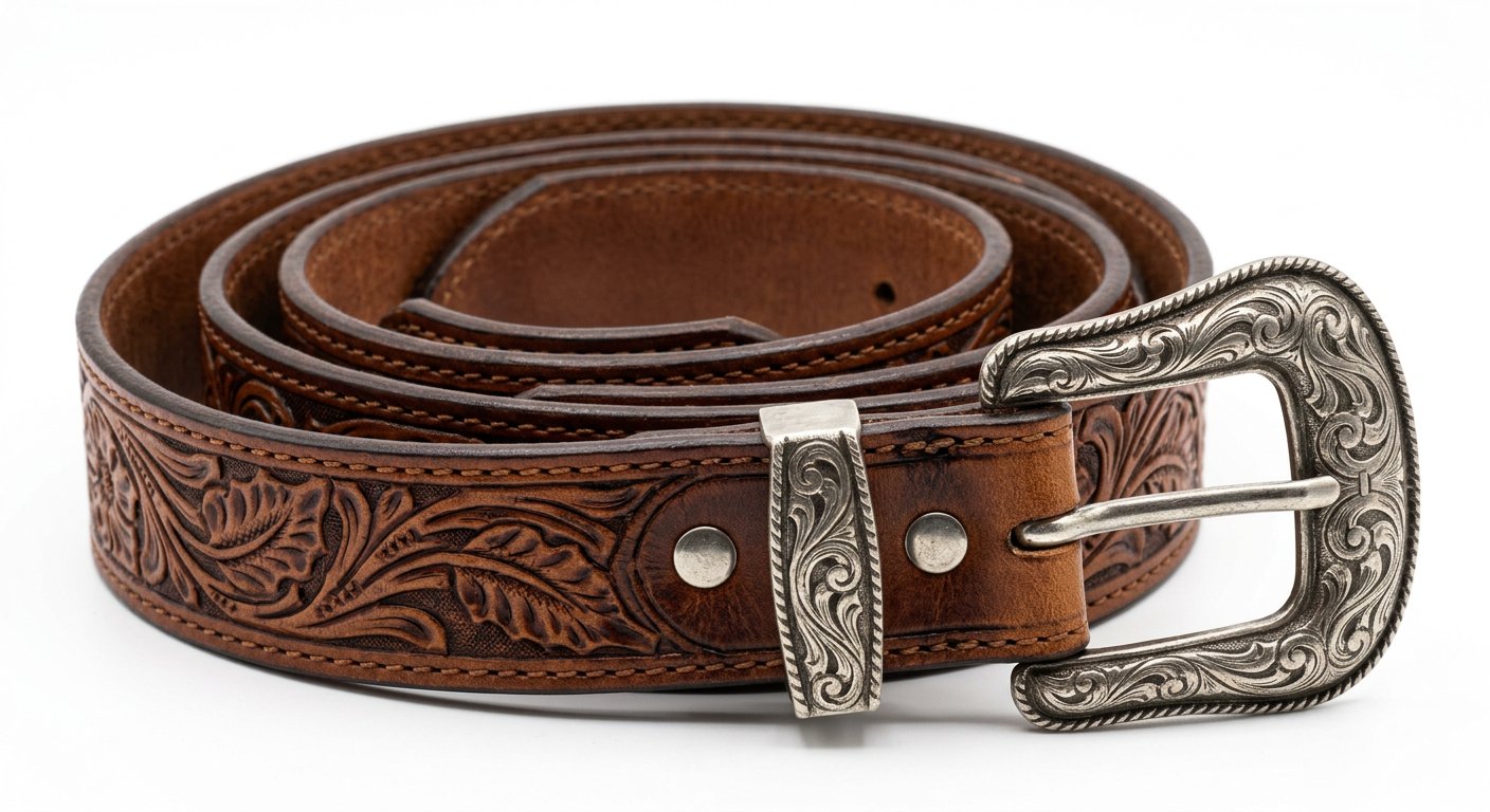 Premium Western Leather Belt